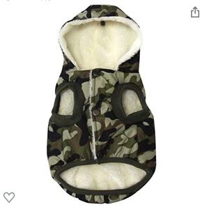Dog Camouflage Hooded Jacket